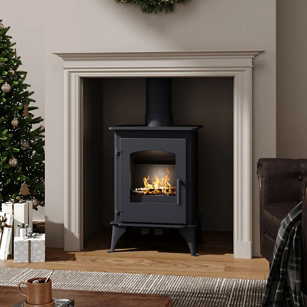 Voltsify Freestanding 5KW High Efficiency Wood Burning Stove Fireplace