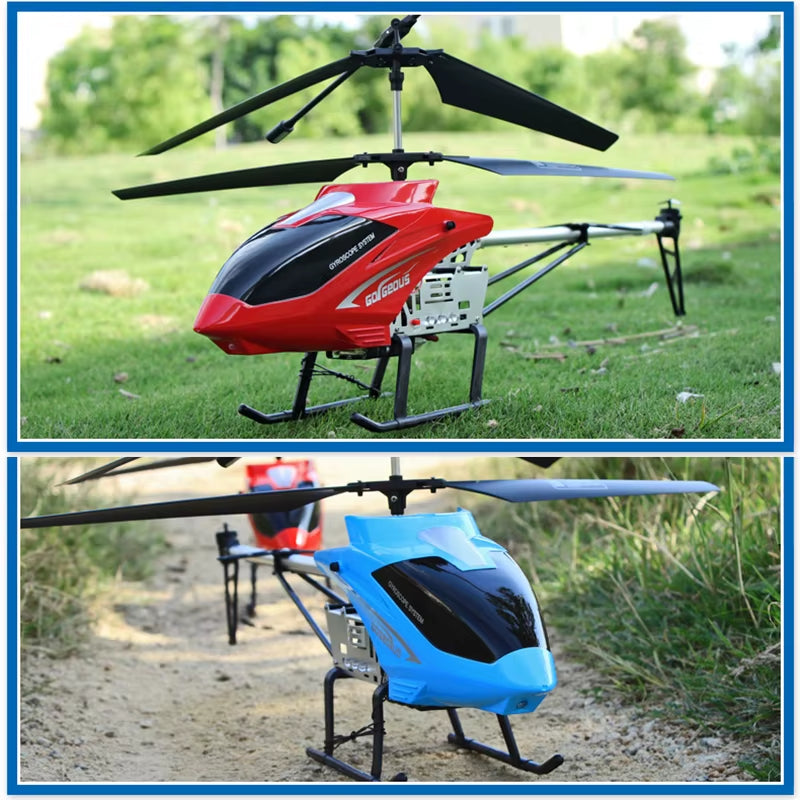 Extra Large 3.5CH RC Helicopter - Durable Remote Control Drone with Fast Charging