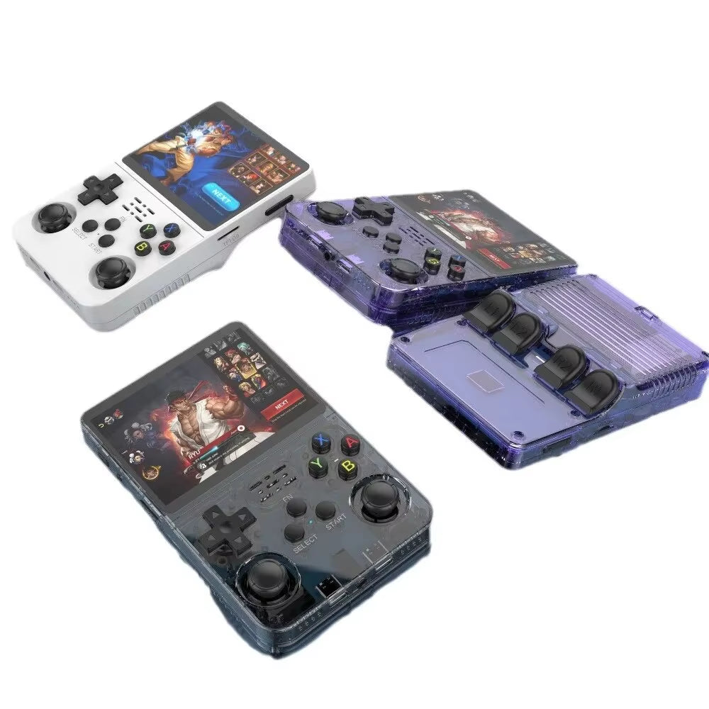 Ultimate Open Source R36S Retro Handheld Game Console - 3.5" IPS Screen, Portable with 64GB Game Library!