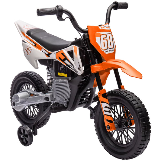 12V Kids Electric Motorcycle W/ Twist Grip Throttle, Music