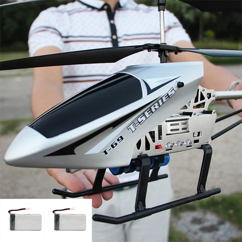 Extra Large 3.5CH RC Helicopter - Durable Remote Control Drone with Fast Charging
