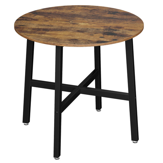 Dining Round Kitchen Table for Living Room, Office, 80 X 75 Cm