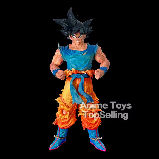 27-28Cm Anime Dragon Ball Figure Super Saiyan Goku Action Figure Pvc Statue Collection Model Toys for Children Gifts