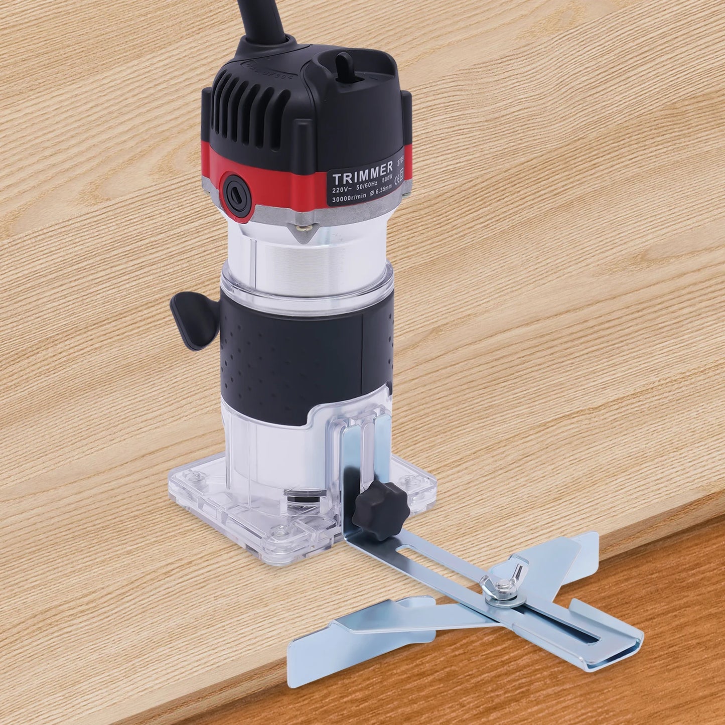 Powerful 800W Electric Hand Trimmer - Perfect for Wood Trimming, Grooving, and Drilling!