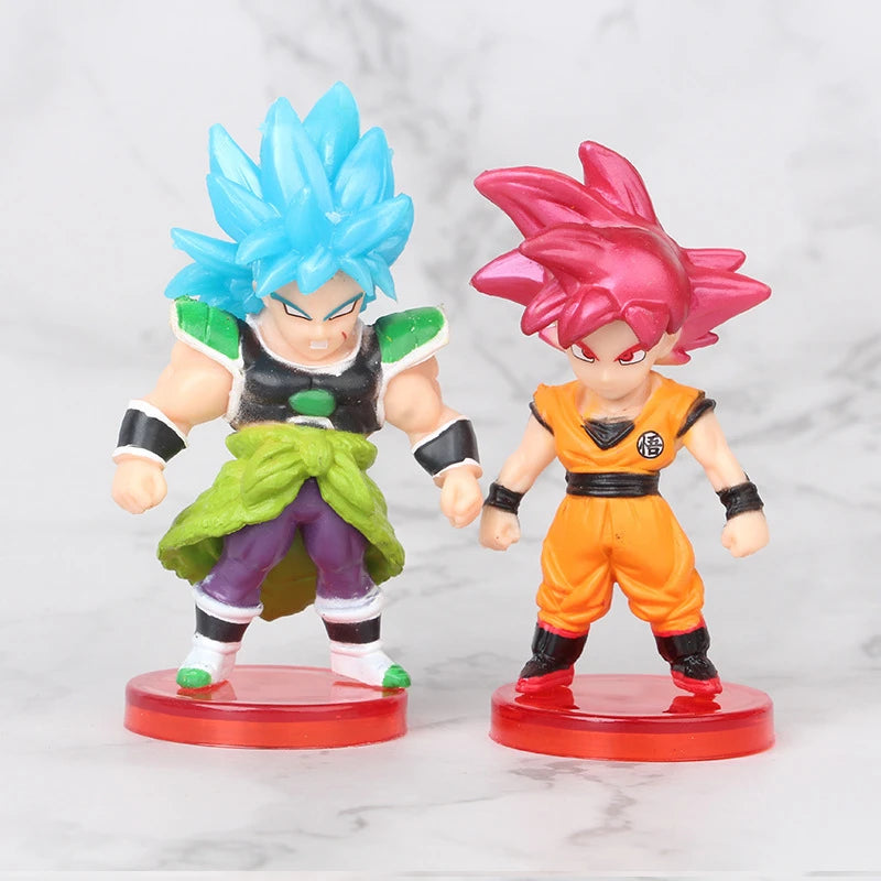 Ultimate Dragon Ball Z Action Figure Set - 16Pcs Super Saiyan Goku, Gohan, Vegeta, Broly, Piccolo & Majin Buu Collectible Toys