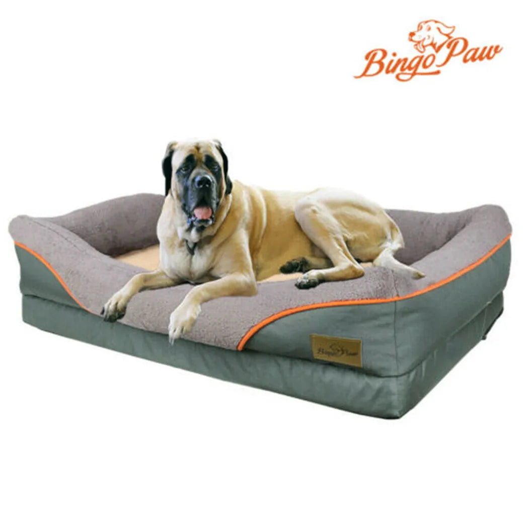 Luxurious Extra Large Orthopedic Dog Bed with Soft Foam Cushion & Waterproof Cover - Ultimate Comfort for Your Pet