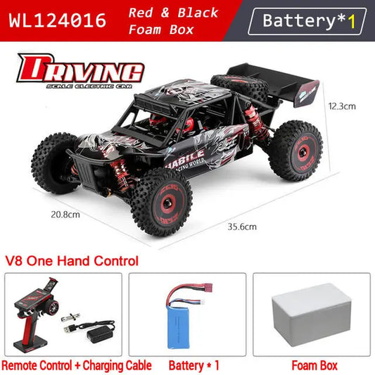 High-Speed 1:12 4WD RC Racing Car with Brushless Motor - Off-Road Drift & Climb Fun for Kids!