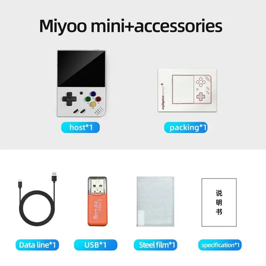 Mini Plus Retro Handheld Game Console V2 - 3.5-Inch IPS Screen, Classic Gaming on the Go!