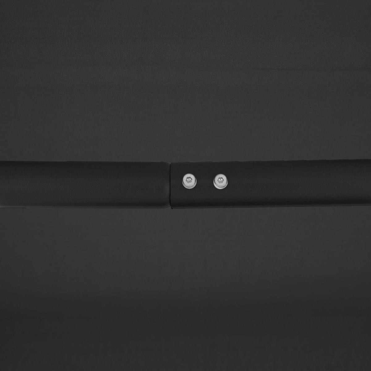 3-Seater Garden Swing with Canopy - Black