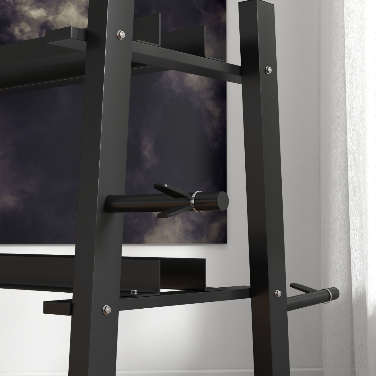 SPORTNOW 3-Tier Weight Rack: Organize Dumbbells, Kettlebells & Plates!