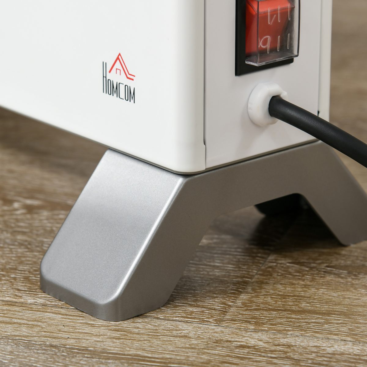 2000W Slim Electric Convector Heater with LED Display - White