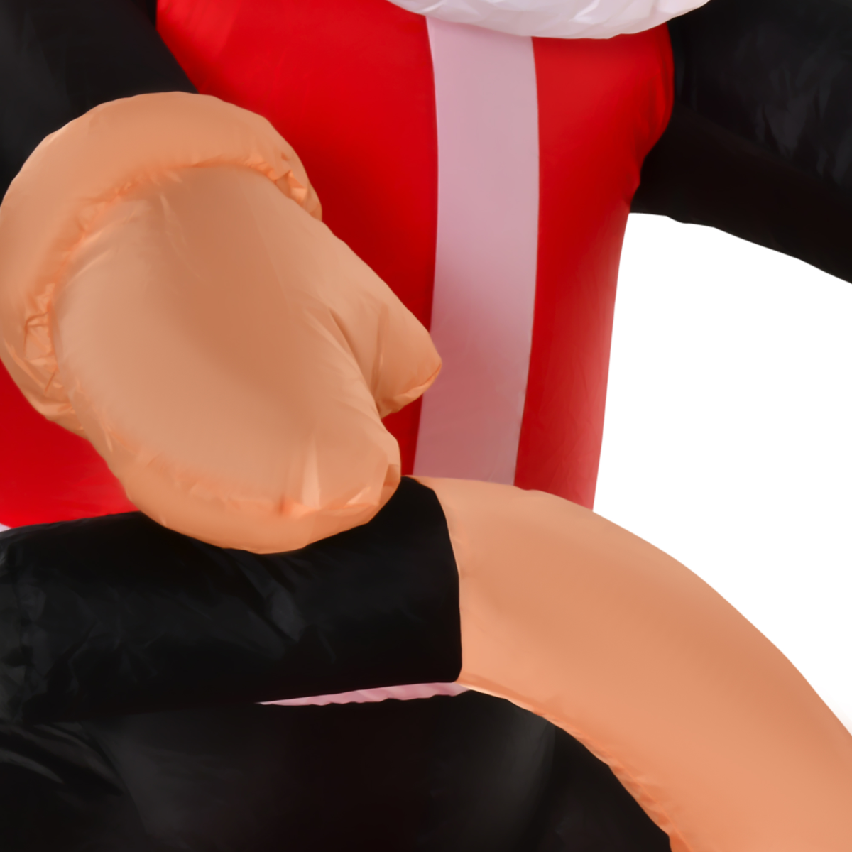 5.5ft Light-Up Santa Riding a Bike Inflatable Lawn Decor