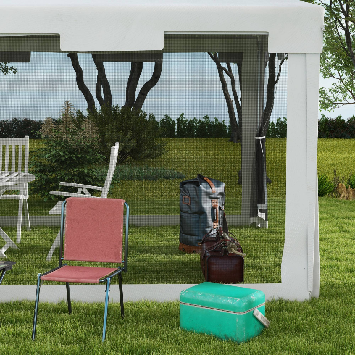 4x3m Waterproof Party Tent - Garden Gazebo for Weddings