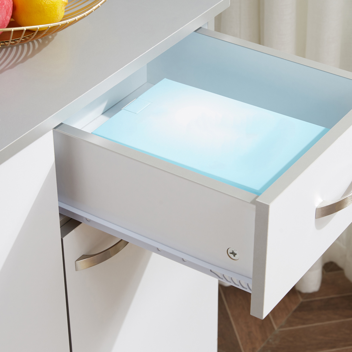 Modern Freestanding Kitchen Cupboard - Versatile Storage & Style