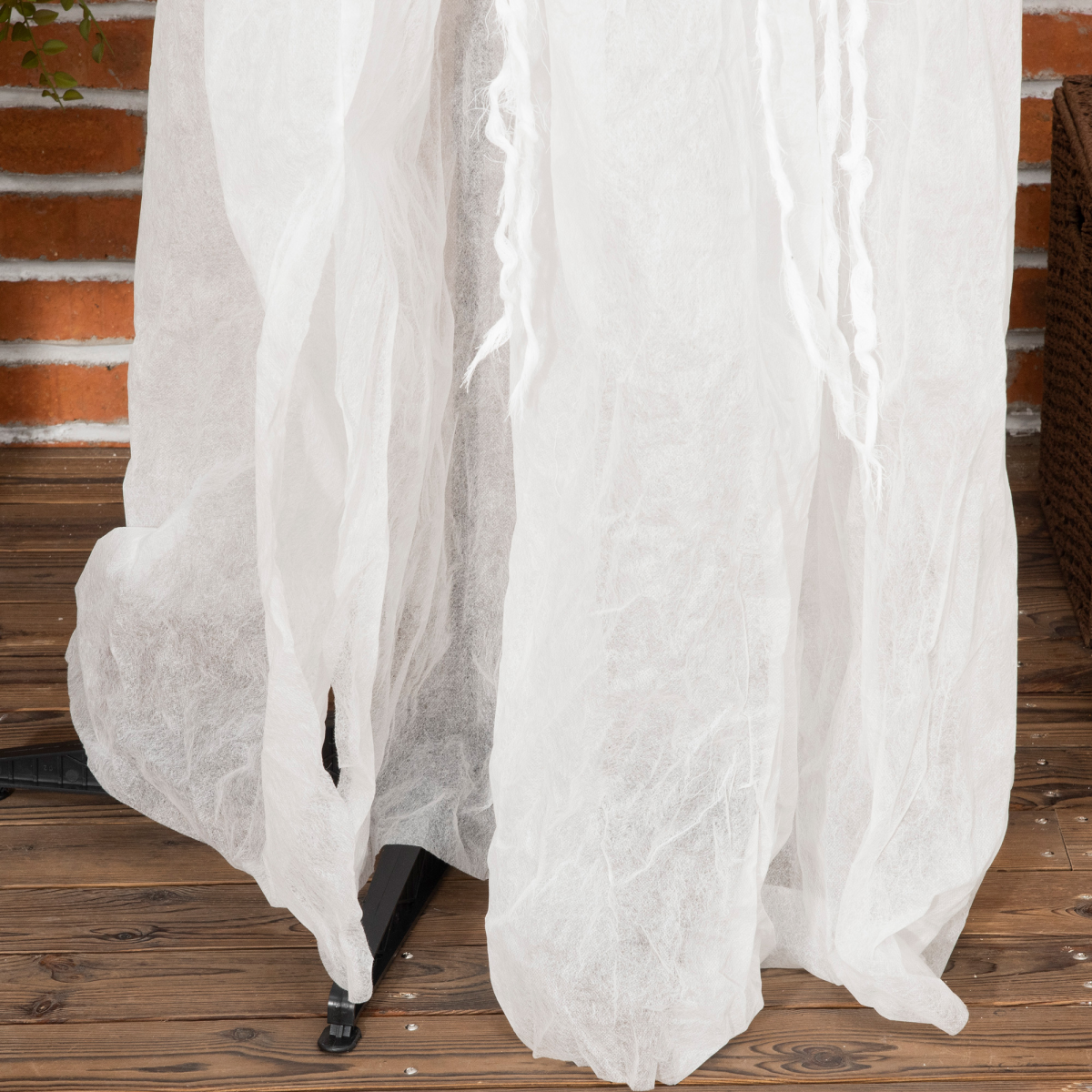 72-Inch Halloween Witch with Pumpkin, Skeleton Ghost, Motion-Activated Lights
