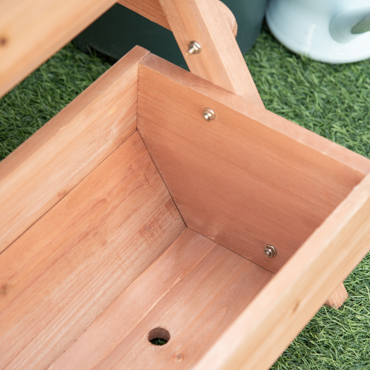 3-Tier Raised Garden Bed - Wooden Planter Box Kit, Brown