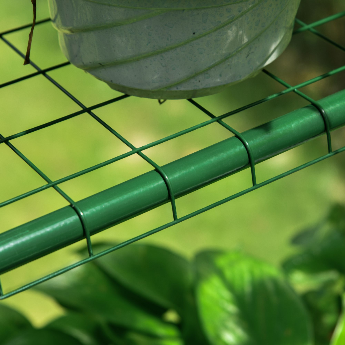 Steel-Frame Greenhouse with 2 Shelves - Durable Garden Grow House