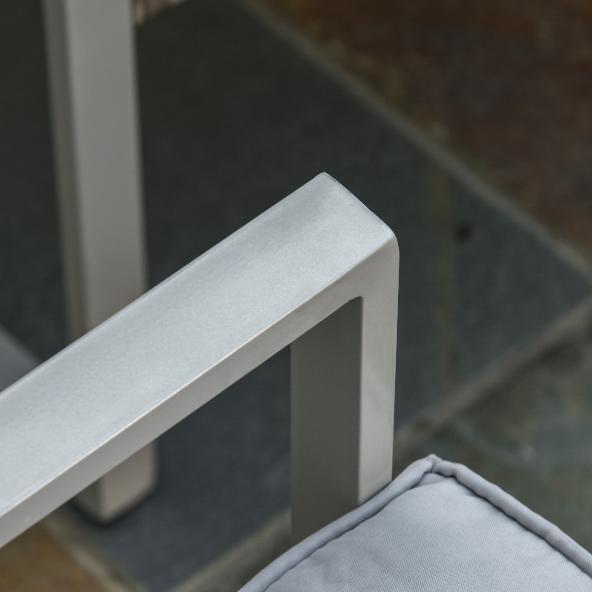 4-Piece Grey Rattan Outdoor Garden Furniture Set - Patio Seating