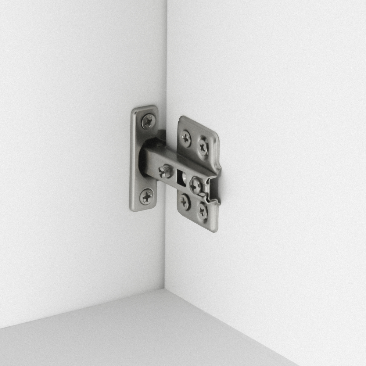 Kleankin White Under-Sink Bathroom Cabinet with Double Doors, 60x30x65 cm