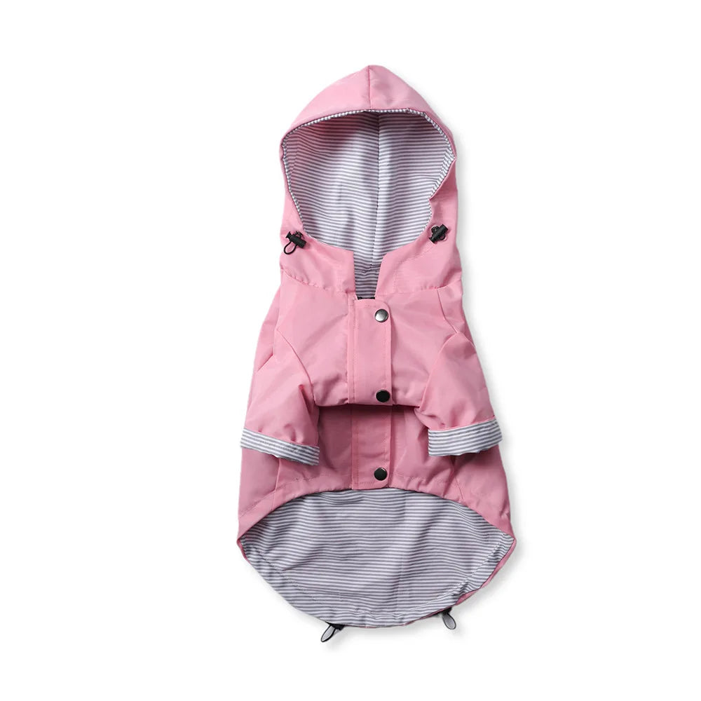 Ultimate Waterproof Dog Coat - Stylish Windproof Jacket & Raincoat with Sporty Hoodie for All Breeds!