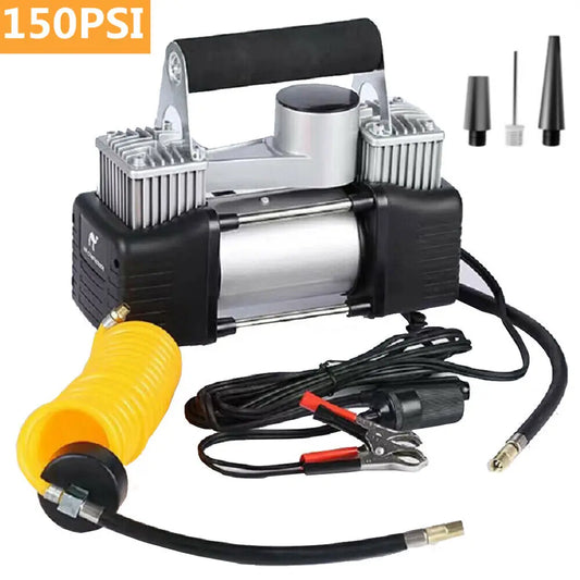 Van 4X4 SUV Bus Heavy Duty 150Psi 12V Hi Speed Air Compressor Tire Inflator Pump
