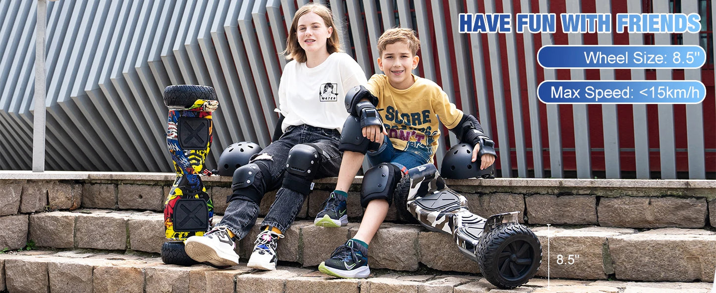 RCB  8.5 “ Hoverboard with Two Wheels, Hover board APP Control Function, Bluetooth Speaker, LED Lights for Kids and Adult