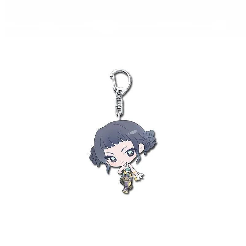 Demon Hunters Kpop Rumi Mira Zoey Keychain Cosplay Men Women Group Idol Props Anime Jewelry Gifts Halloween Costume Accessories