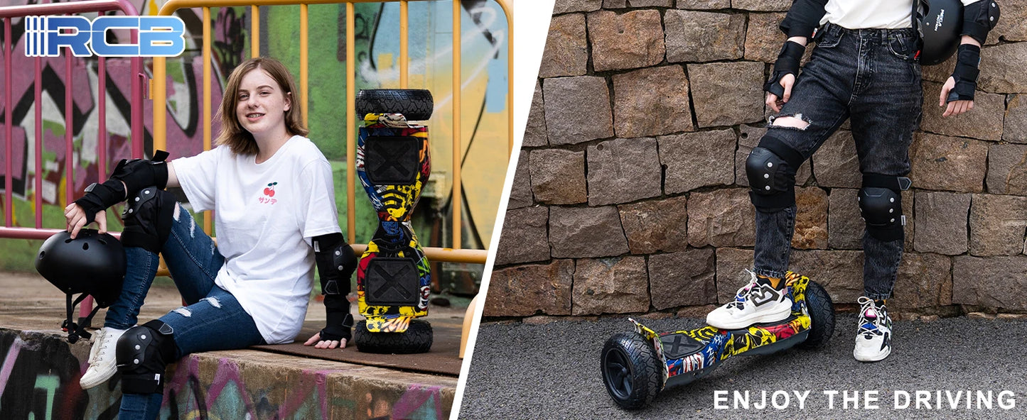 RCB  8.5 “ Hoverboard with Two Wheels, Hover board APP Control Function, Bluetooth Speaker, LED Lights for Kids and Adult