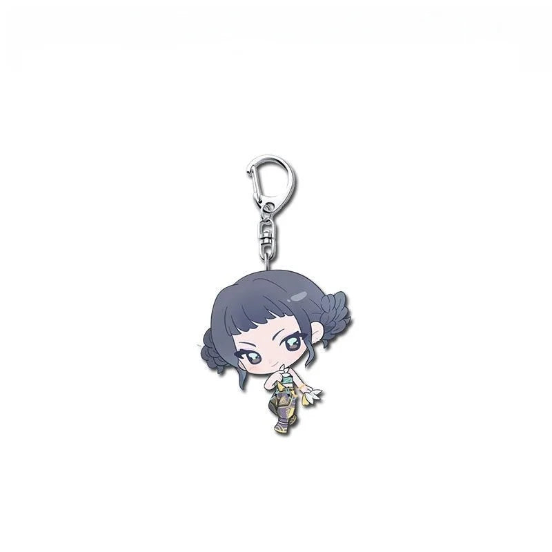 Demon Hunters Kpop Rumi Mira Zoey Keychain Cosplay Men Women Group Idol Props Anime Jewelry Gifts Halloween Costume Accessories