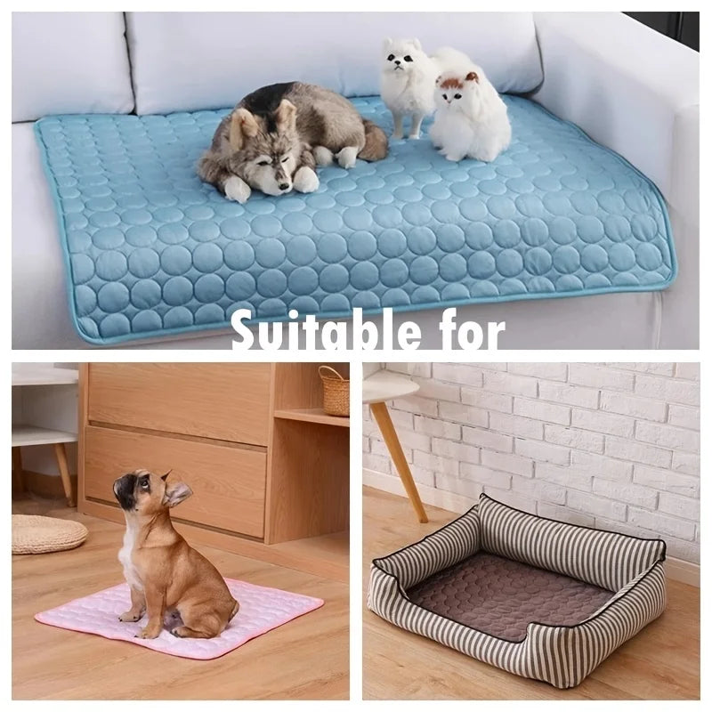 Dog Cooling Mat Summer Cold Bed Extra Large For Small Big Dogs & Cats