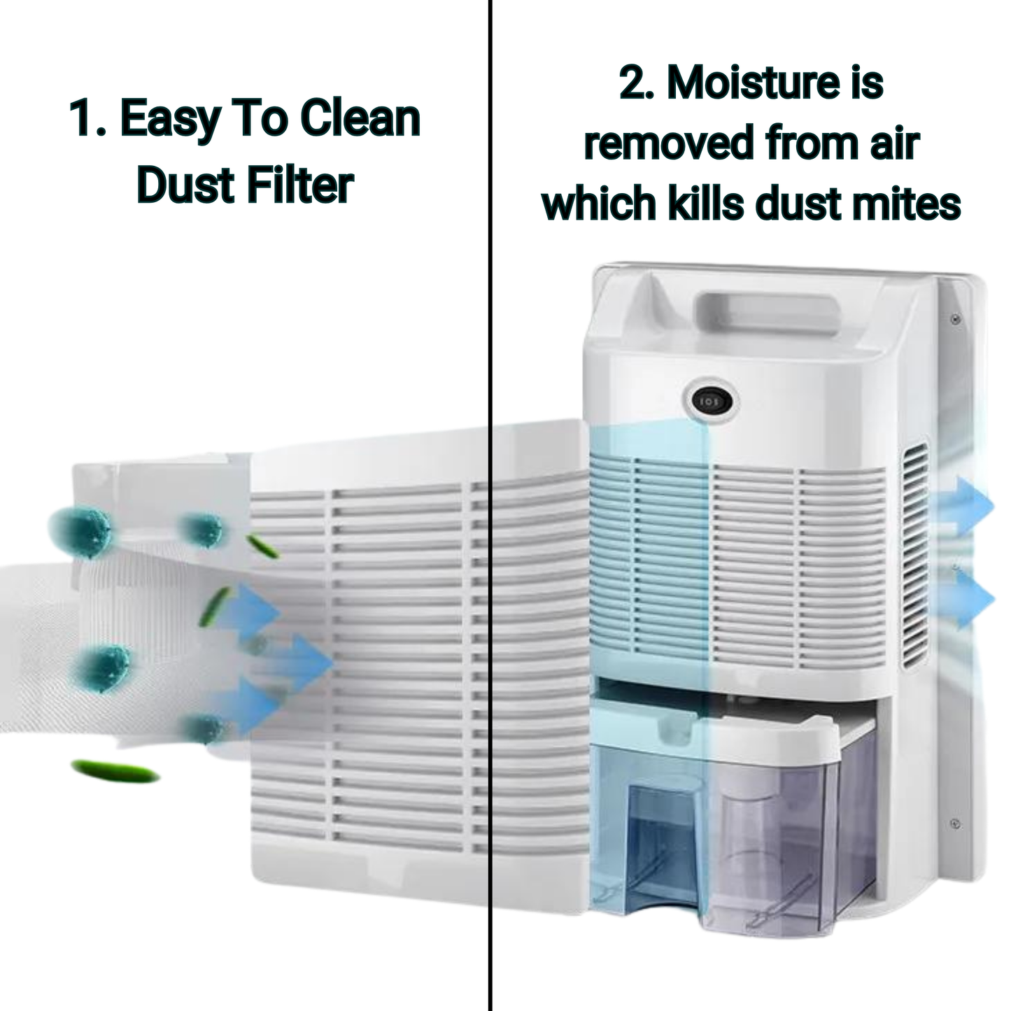 Best Dehumidifier for Dust Mite Allergy - Dust Filter