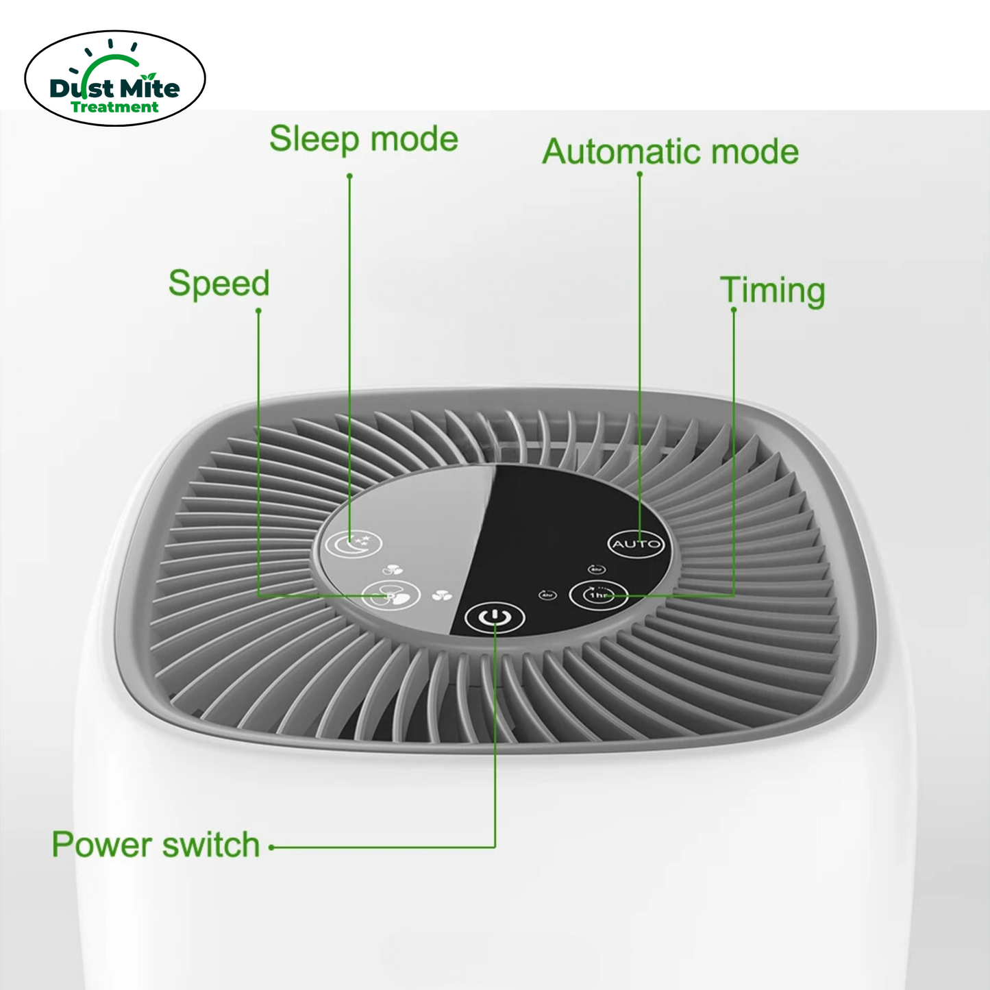 Dust Air Purifier |  HEPA Filter for Dust Mite Allergy