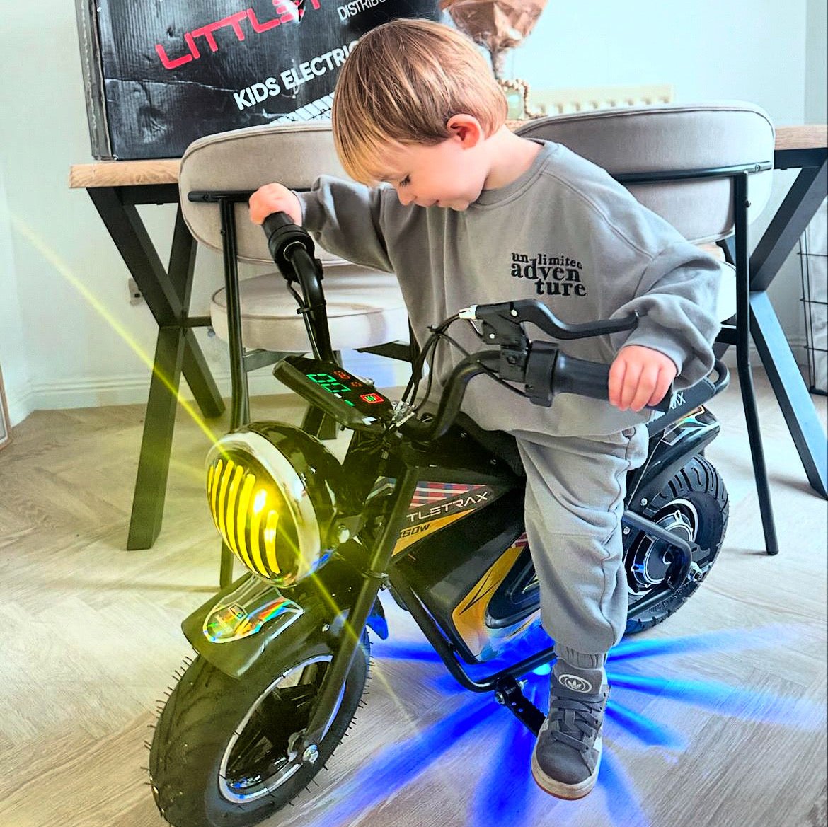 Littletrax 350W Kids Electric Bike – Ages 3 to 7 ride on bike