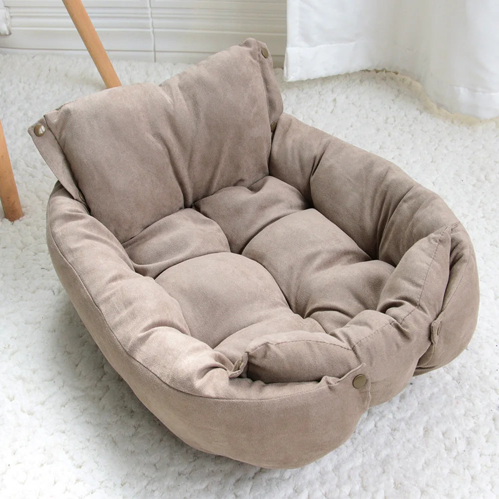 Multifunction Bed Mat 3 IN 1 Sleeping Bed Sofa Warm Winter Puppy Kitten Nest Kennel Soft Cushion For Dogs Cats