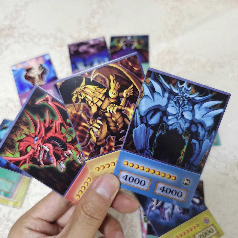 100pcs Yu-Gi-Oh Anime Style Cards Blue Eyes Dark Magician