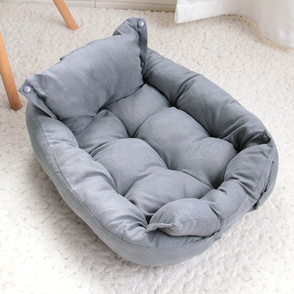 Multifunction Bed Mat 3 IN 1 Sleeping Bed Sofa Warm Winter Puppy Kitten Nest Kennel Soft Cushion For Dogs Cats