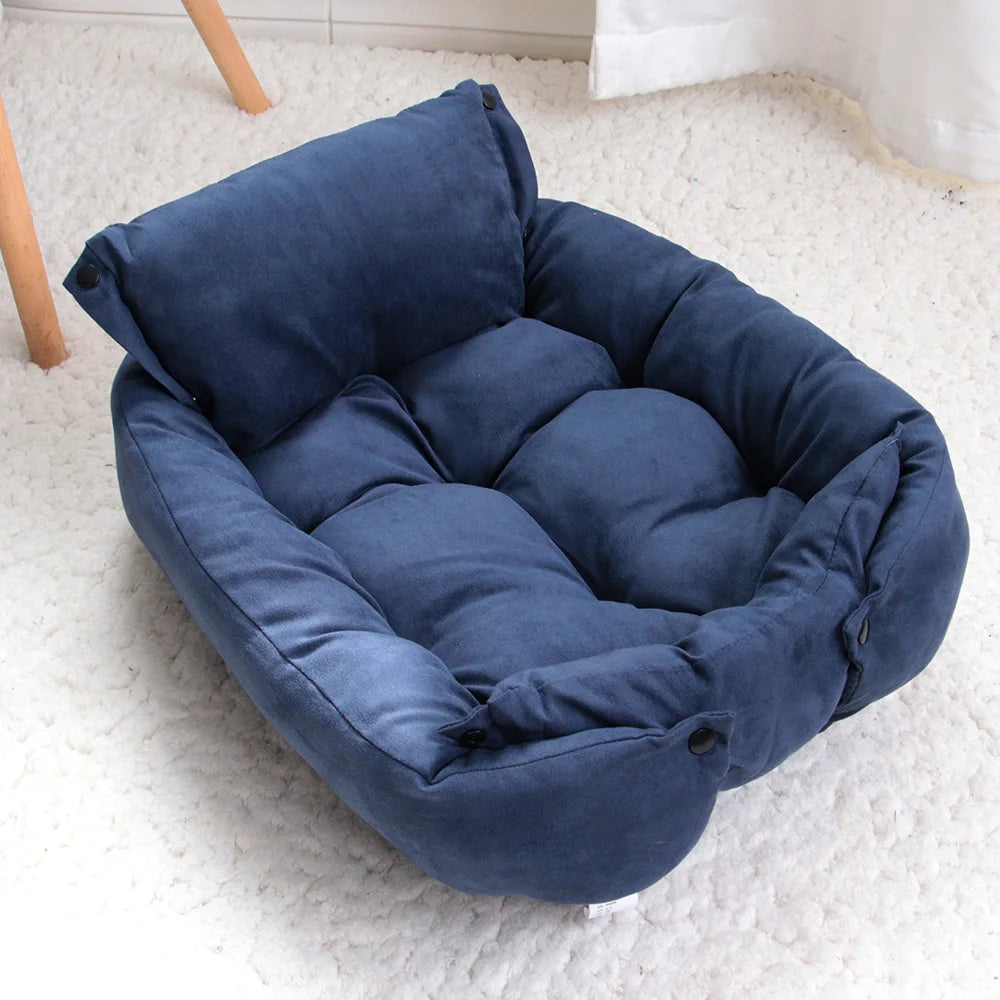 Multifunction Bed Mat 3 IN 1 Sleeping Bed Sofa Warm Winter Puppy Kitten Nest Kennel Soft Cushion For Dogs Cats