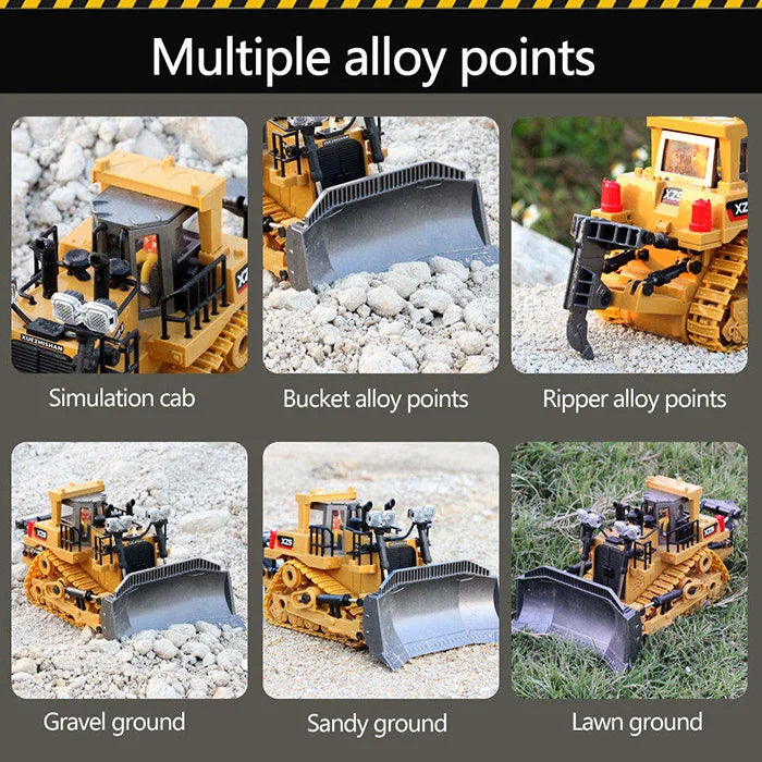 RC Car Children Toy Remote Control Car Excavator Dump Truck Bulldozer