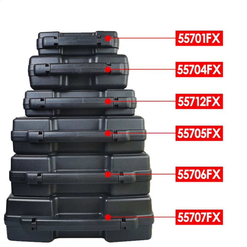 Multifunctional Hardware ToolBox Portable Plastic Instrument Case Notebook Protective Storage Box Outdoor Equipment Tool Case