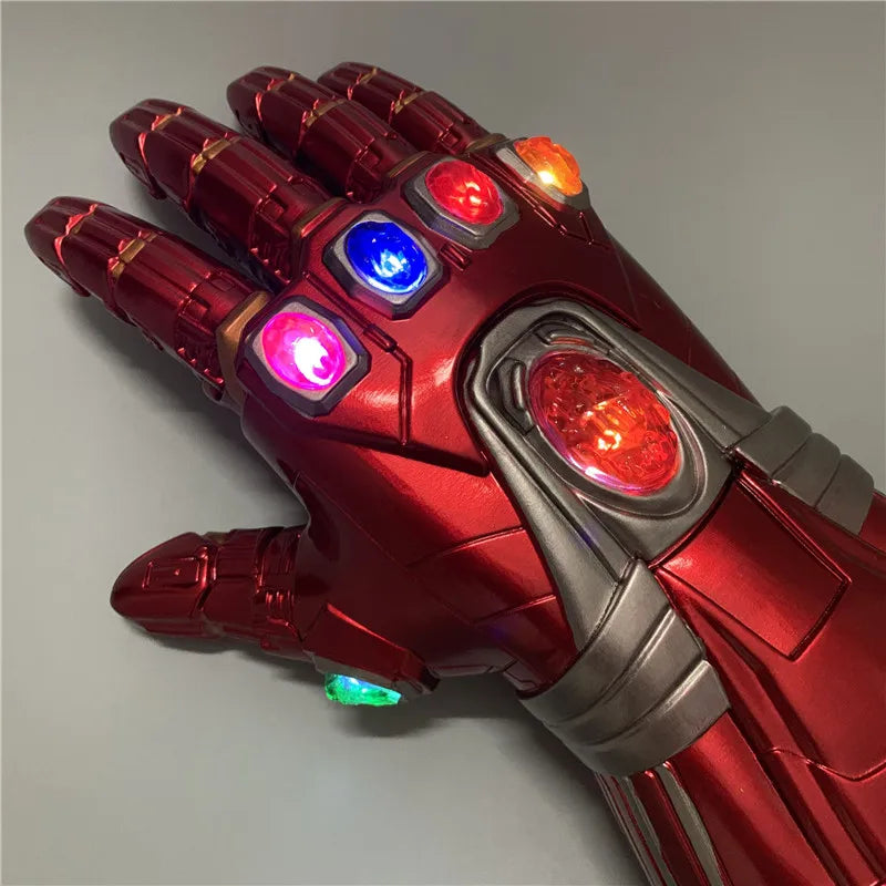 Marvel Iron Man Glove 1:1  LED Light Gloves Thanos Avengers Superhero