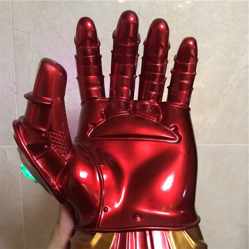 Marvel Iron Man Glove 1:1  LED Light Gloves Thanos Avengers Superhero