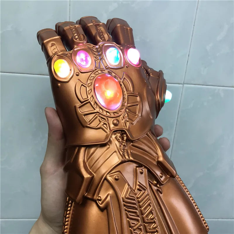 Marvel Iron Man Glove 1:1  LED Light Gloves Thanos Avengers Superhero