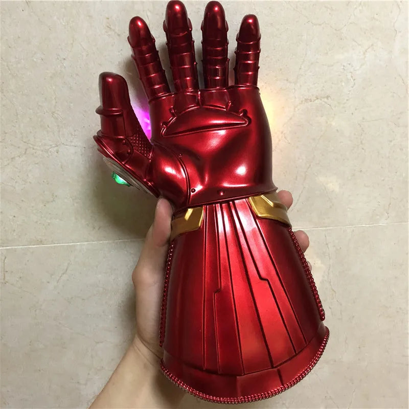 Marvel Iron Man Glove 1:1  LED Light Gloves Thanos Avengers Superhero