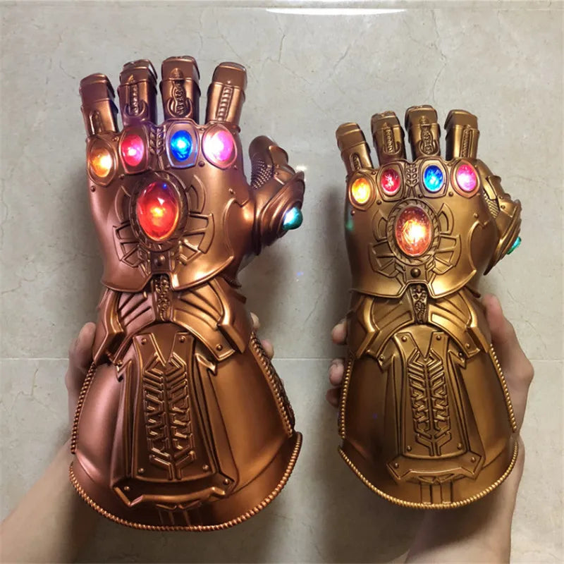 Marvel Iron Man Glove 1:1  LED Light Gloves Thanos Avengers Superhero