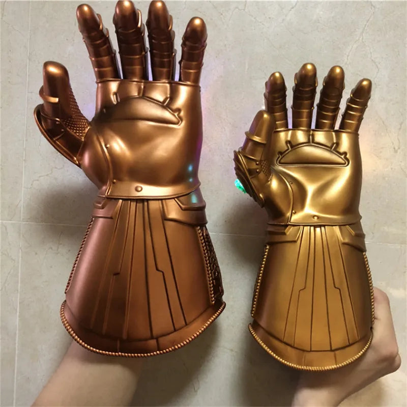 Marvel Iron Man Glove 1:1  LED Light Gloves Thanos Avengers Superhero