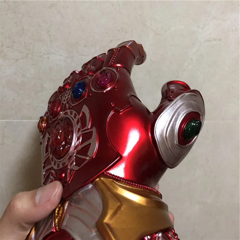 Marvel Iron Man Glove 1:1  LED Light Gloves Thanos Avengers Superhero