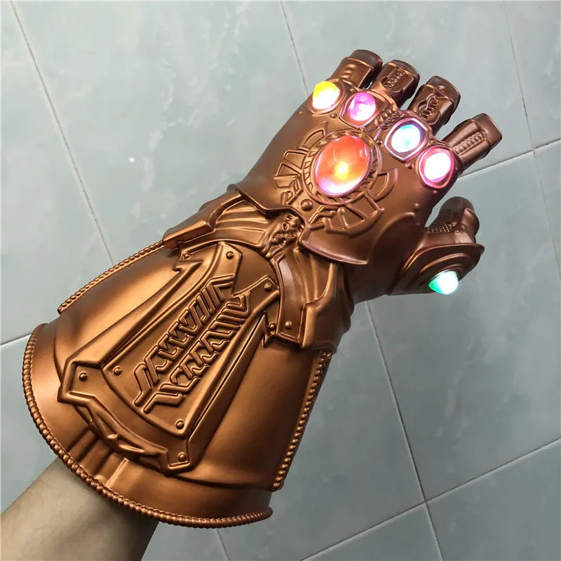 Marvel Iron Man Glove 1:1  LED Light Gloves Thanos Avengers Superhero