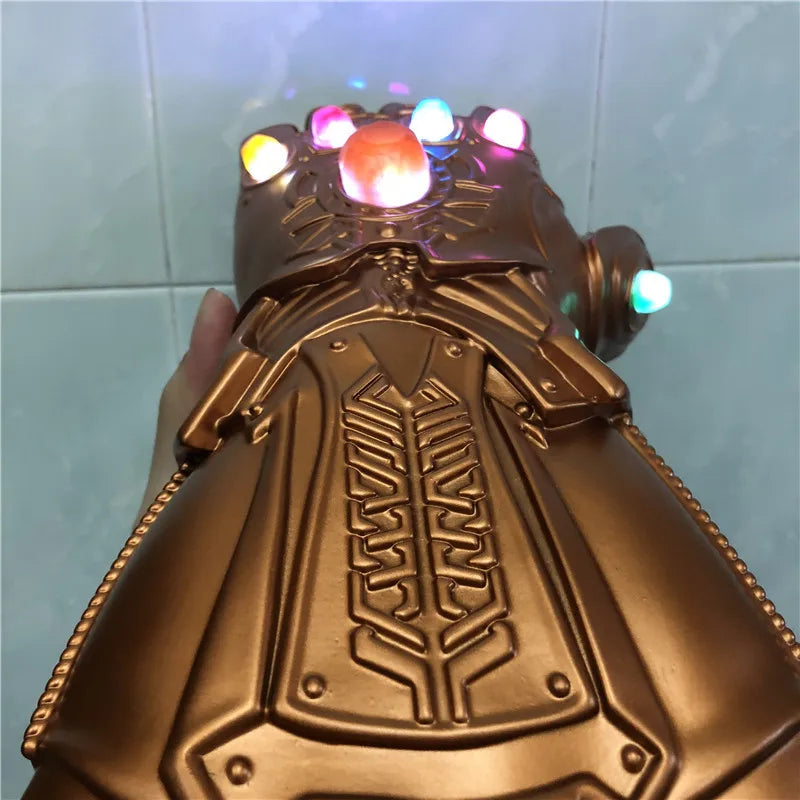 Marvel Iron Man Glove 1:1  LED Light Gloves Thanos Avengers Superhero