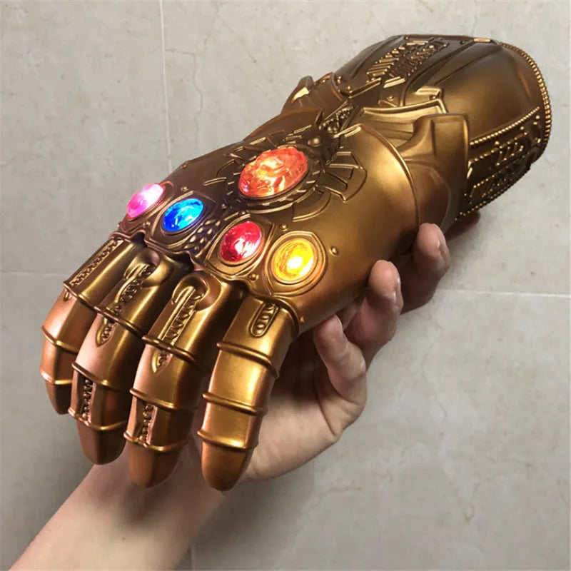 Marvel Iron Man Glove 1:1  LED Light Gloves Thanos Avengers Superhero