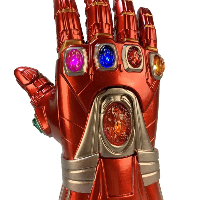 Marvel Iron Man Glove 1:1  LED Light Gloves Thanos Avengers Superhero